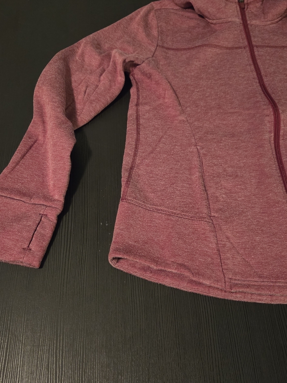 Danskins Women’s Zip-Up Hooded Jacket in Light Red Size Large - Picture 2 of 7